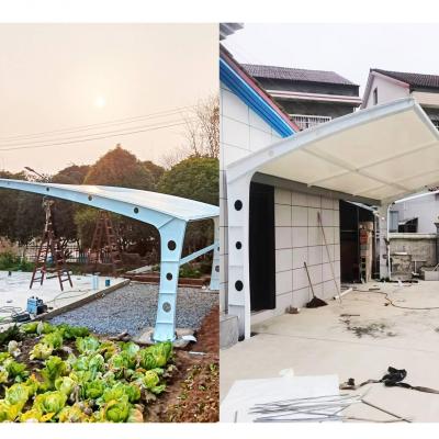 Tensile Car Shelter for Private Residence