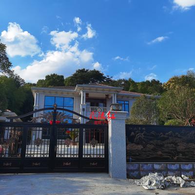 Aluminum Art Gate-Hanshou Mr. Zhou's Wrought Aluminum Gate + Screen