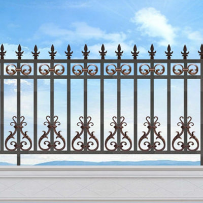 202 13-18 Series Aluminum Picket Fence with Iron Patterns