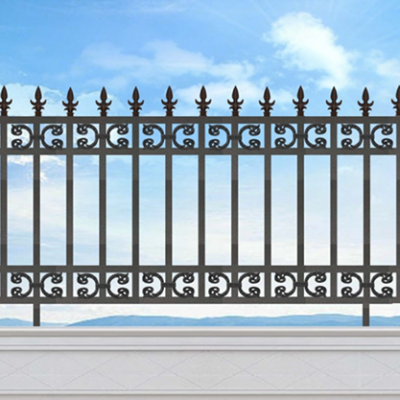 203 19-26 Series Aluminum Picket Fence with Iron Patterns 